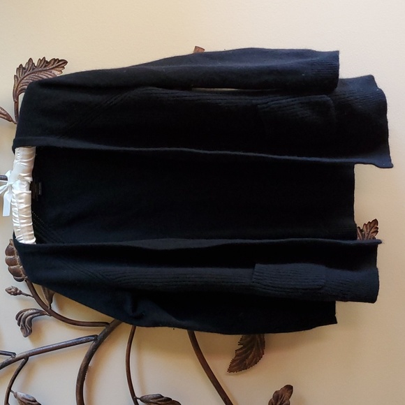 Pendleton Luxe Wool / Angora Black, Open Cardigan, PXL, Worn Twice,Like New,Chic - Picture 4 of 10